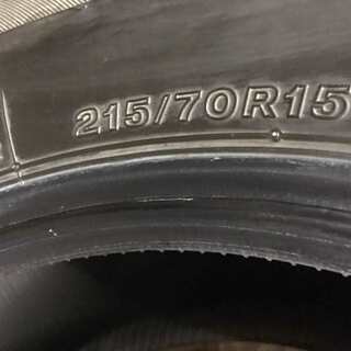 タイヤ、ホイール BS LUFT RV 215/70R15 15インチ 夏タイヤ 4本 2018年製 (