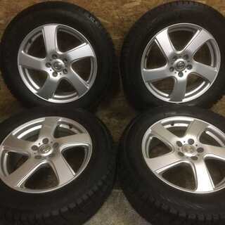 【YOKOHAMA GEOLANDAR i/T-S 235/65R18】スタッドレス 4本【日産 純正ホイール ムラーノ 18インチ 7.5J5HPCD114.3+50】　(VTD95) クレジットカード QR決済可能