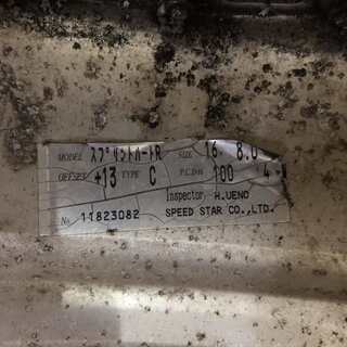 SPEED STAR スプリントハートR 16インチ 2本 8J4HPCD100+13 希少ホイール　(VHB37) クレジットカード QR決済可能