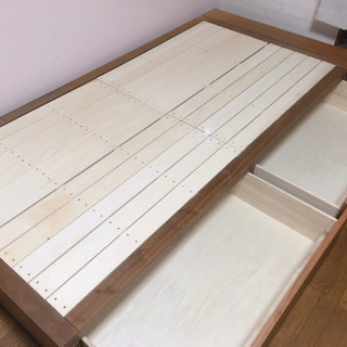 ベッド 無印 収納ベッド(解体して渡せます！)