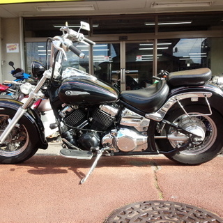 NO.3145 ドラッグスター400クラシック 2in1マフラー アップ