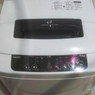 Haier　洗濯機　4.2K　0円