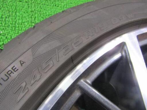 美品! WRX sti vab F型 純正 タイヤホール ４本セット 19 8.5J 245 ...