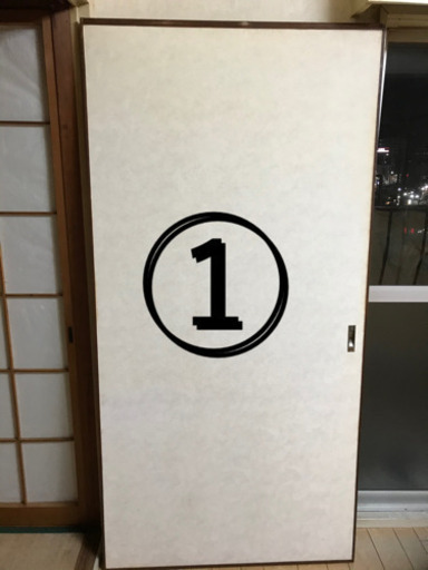 建具 表は白 裏は和風 Diyやリメイクに リバーシブルふすま A A 姫路の家具の中古あげます 譲ります ジモティーで不用品の処分