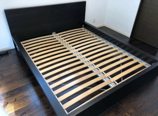 Ikeaクイーンベッド2 27 28 3 2に中央区築地に取りに来れる方限定 Dai 中央のベッドの中古あげます 譲ります ジモティーで不用品の処分