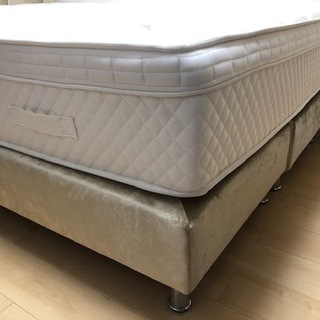 お買い上げありがとうございます！ 九州発！熊本県発！熊本発！ 希少！ ｙａｔｓａｎ ヤットサン トルコ 輸入 クイーンベッド ８７万円 ドリームベッド 専用ベッドパッド＆カバー付き！ 中古現状品渡し