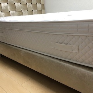 お買い上げありがとうございます！ 九州発！熊本県発！熊本発！ 希少！ ｙａｔｓａｎ ヤットサン トルコ 輸入 クイーンベッド ８７万円 ドリームベッド 専用ベッドパッド＆カバー付き！ 中古現状品渡し