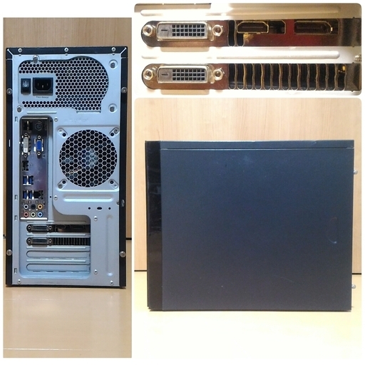 格安ゲーミングPC Intel Core-i5 Radeon メモリ12G SSD240G HDD500GB