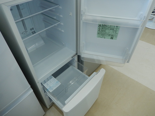 パナソニック 2ドア冷蔵庫 NR-B14BW-W 138L 右開き 2019年製 品 札幌市