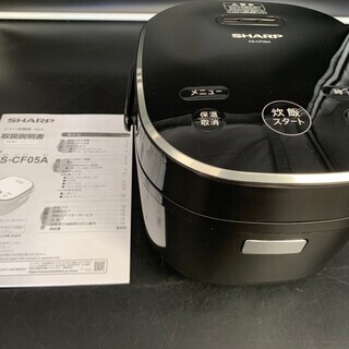 SHARP 炊飯器 KS-CF05A-B 2018年製 3合炊き
