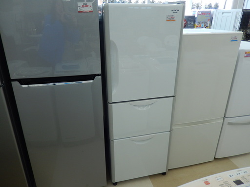 日立 HITACHI 3ドア冷凍冷蔵庫 R-27DS 265L 2014年製 右開き 中古品 札幌市清田区