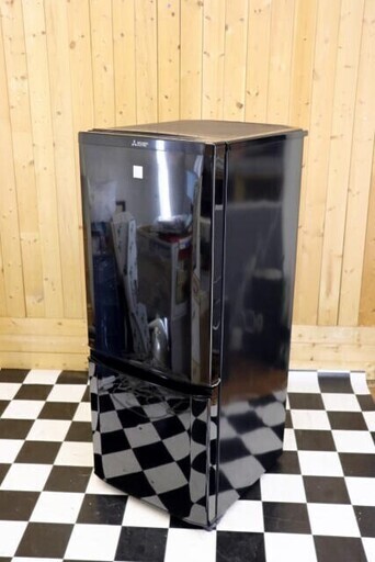 配達込み　　冷蔵庫　MITSUBISHI　MR-P15EZ-KK 2015年製　146L　ブラック　2ドア　単身様　少人数家族　新生活　住まい　キッチン
