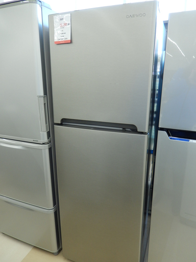 DAEWOO 2ドア冷蔵庫 243L DR-T24GS 2018年製 右開き 中古品 札幌市清田区