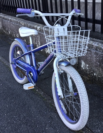 良品 可愛い 18インチ 女の子用自転車 パープル ウィナーズ 妙興寺のその他の中古あげます 譲ります ジモティーで不用品の処分
