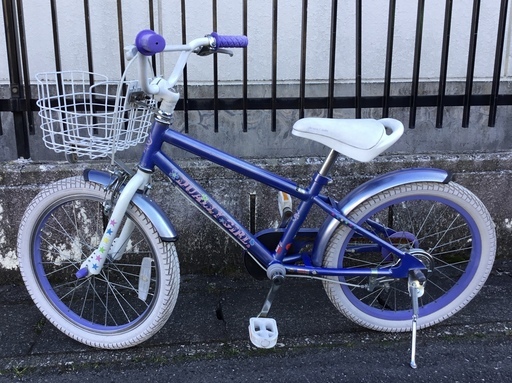 良品 可愛い 18インチ 女の子用自転車 パープル ウィナーズ 妙興寺のその他の中古あげます 譲ります ジモティーで不用品の処分