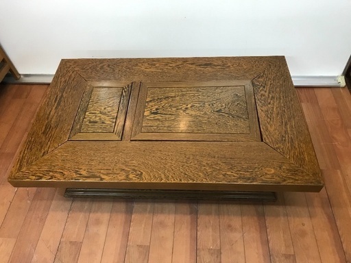 豊明市 大栄商会 最高級銘木 無垢材 鉄刀木 タガヤサン 囲炉裏座卓