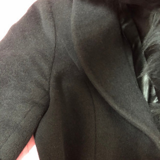 クードシャンス ファー付きコート 美品 レディース 女性2way