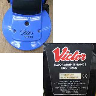 動作良好 業務用ポリッシャー Victor 2000 折り畳み コンパクト収納 