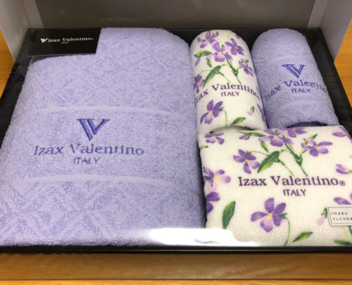★未使用★ izax valentino ITALY タオル 4枚セット