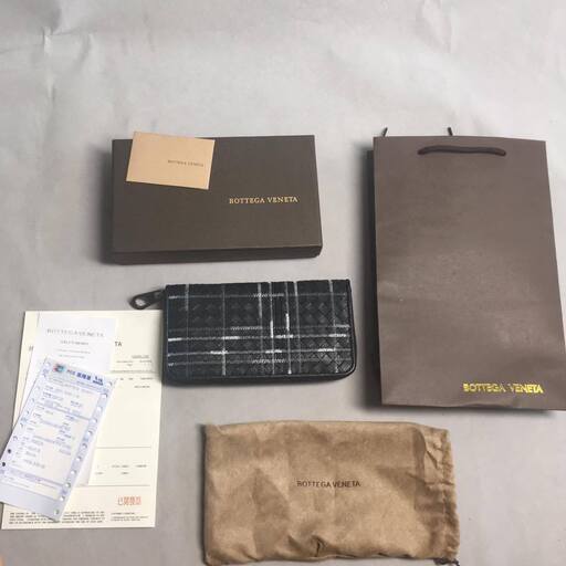 ボッテガヴェネタ 長財布 ラウンドファスナー 本革 BOTTEGA VENETA