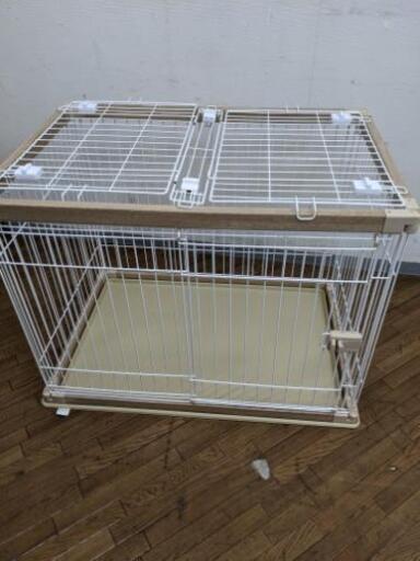ペットケージ ウッディーケージ ケージ　専用屋根付 ほぼ新品 屋根付きでこのお値段！★着払可（自社配送時）