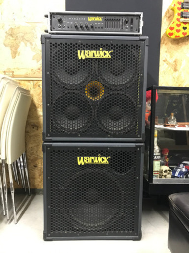 warwick  ベースアンプ ヘッド\u0026キャビネット×2 セット