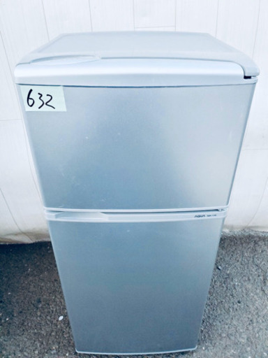 632番 AQUA✨ ノンフロン直冷式冷凍冷蔵庫❄️  AQR-111D‼️