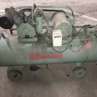 その他 日立 大型コンプレッサー 3.7kw