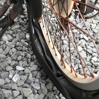 折り畳み自転車修理