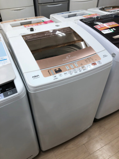 ●【12ヶ月安心保証付き】 AQUA 全自動洗濯機　2017年製