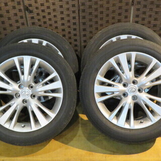 ■TOYOTA トヨタ レクサス RX450 純正アルミホイール 19x7.5J ブリヂストン DULER H/L 235/55R19 2015 夏タイヤ 札幌発 レクサス（LEXUS） RX 純正 RX450h AL10 19インチ 7.5J+35 2019年製