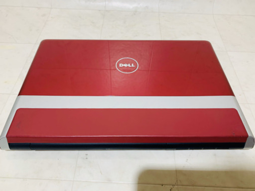 大容量 DELL i7-Q720 メモリ8GB win10  pro 64bit フルHDモニター艶あり！赤色レザー