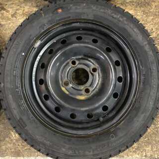 【BS BLIZZAK VRX 185/70R14】スタッドレス 4本【スチールホイール 14インチ 6J4HPCD100】2013年製 バリ溝　(VTD78) クレジットカード QR決済可能 BS BLIZZAK VRX 185/70R14】スタッドレス 4本【スチールホイール 14