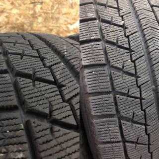 【BS BLIZZAK VRX 185/70R14】スタッドレス 4本【スチールホイール 14インチ 6J4HPCD100】2013年製 バリ溝　(VTD78) クレジットカード QR決済可能 BS BLIZZAK VRX 185/70R14】スタッドレス 4本【スチールホイール 14