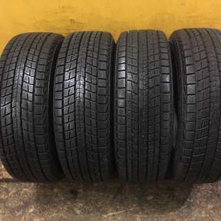 DUNLOP WINTER MAXX SJ8 225/65R17 17インチ スタッドレス 4本 2015年製 バリ溝 ハリアー ヴァンガード等　(VTA71) クレジットカード QR決済可能