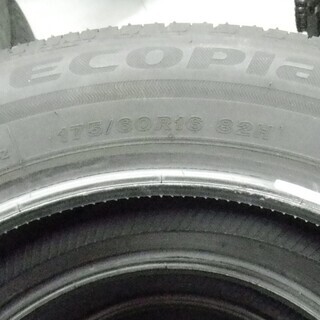夏タイヤ 4本セット 175/60R16 ブリヂストン エコピア 2016年製 苫小牧西店