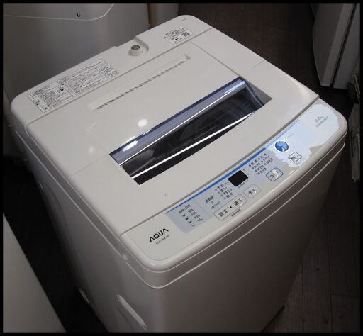新生活！22000円 AQUA 全自動 洗濯機 6㎏ 2017年製 AQW-S60E