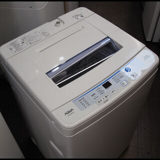 新生活！22000円 AQUA 全自動 洗濯機 6㎏ 2017年製 AQW-S60E