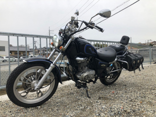 GZ125HS エンジン好調 実働 SUZUKI サイドバッグ付き
