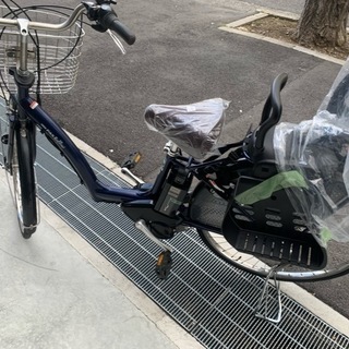 地域限定 ヤマハ パス ラフィーニ 三人乗り 新基準 子供乗せ 青 ボーテ