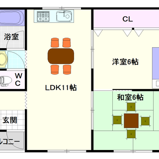 【サニーハイム】2号タイプ！2ＬＤＫタイプ！中々募集の出ない掘り...