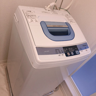 【3/12 引取り限定】【無料】HITACHI 洗濯機 5kg 