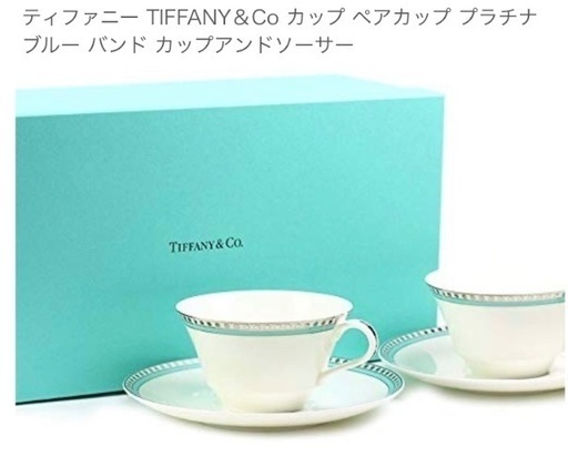 TIFFANY\u0026CO.ペアカップ\u0026ソーサー