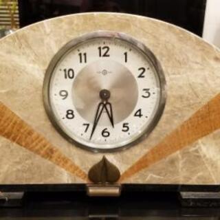 アンティーク　大理石　置時計。精工舎　手巻式　レトロ