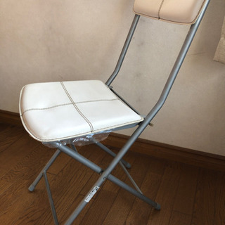 ニトリ 、折り畳み椅子2脚セット
