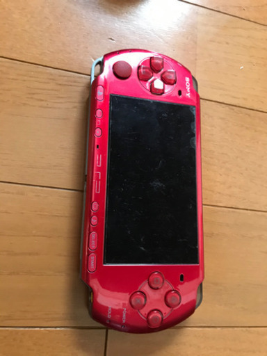 PSP red ソフト5種＋SDカード２枚付き