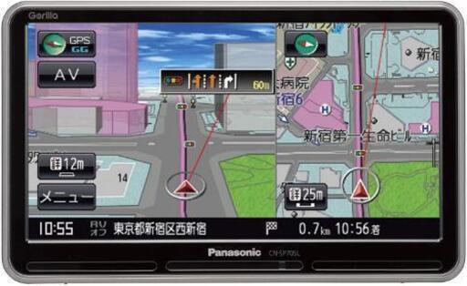 パナソニックゴリラcn Spj705vl ポータブルナビ大画面7インチワイド ナポリ 矢幅の車のパーツの中古あげます 譲ります ジモティーで不用品の処分