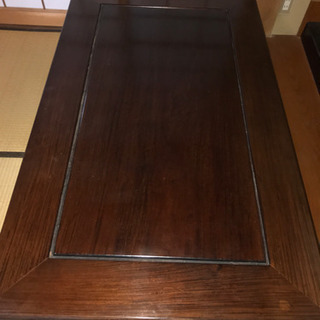 座敷机 黒檀 50万円 - 座卓、ローテーブル 