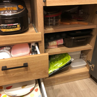 収納家具 取りに来てくださる方！美品ナフコ食器棚♡