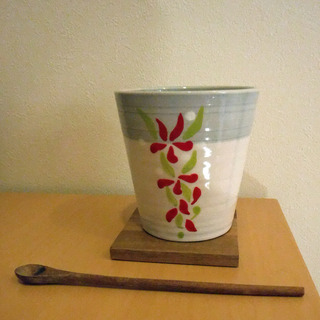イケア　カフェオレカップ（陶器）